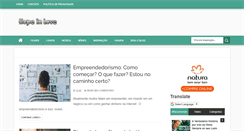 Desktop Screenshot of hopeinlove.com.br